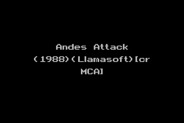 Andes Attack (1988)(Llamasoft)[cr MCA]