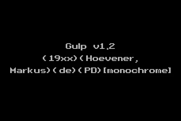 Gulp v1.2 (19xx)(Hoevener, Markus)(de)(PD)[monochrome]
