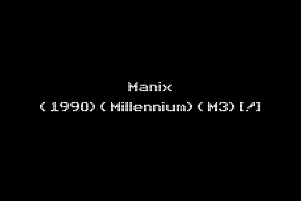 Manix (1990)(Millennium)(M3)[!]