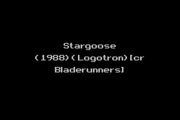 Stargoose (1988)(Logotron)[cr Bladerunners]