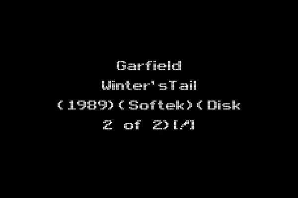 Garfield Winter'sTail (1989)(Softek)(Disk 2 of 2)[!]