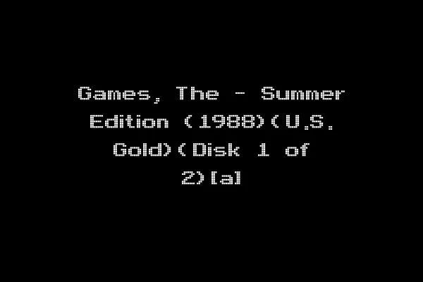 Games, The - Summer Edition (1988)(U.S. Gold)(Disk 1 of 2)[a]