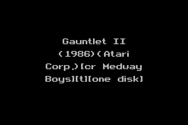 Gauntlet II (1986)(Atari Corp.)[cr Medway Boys][t][one disk]
