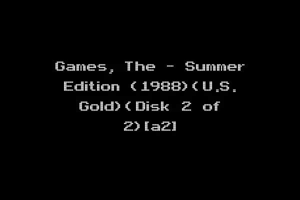 Games, The - Summer Edition (1988)(U.S. Gold)(Disk 2 of 2)[a2]