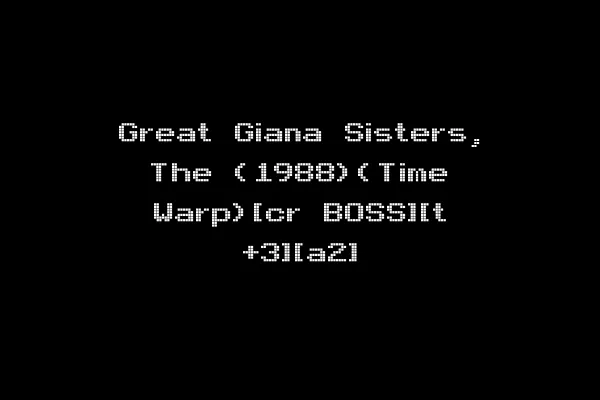 Great Giana Sisters, The (1988)(Time Warp)[cr BOSS][t +3][a2]