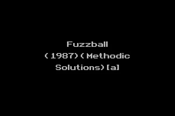 Fuzzball (1987)(Methodic Solutions)[a]