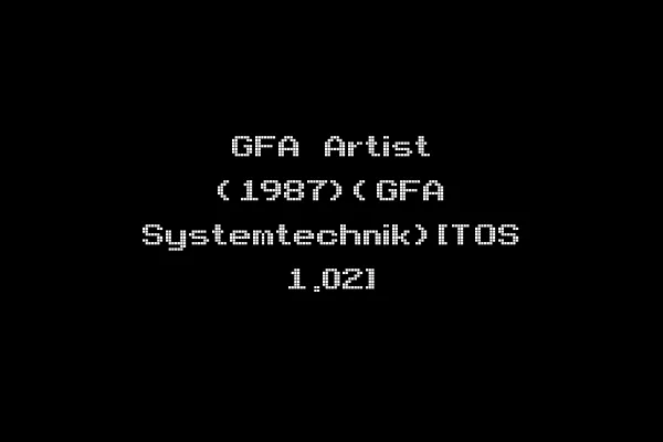 GFA Artist (1987)(GFA Systemtechnik)[TOS 1.02]