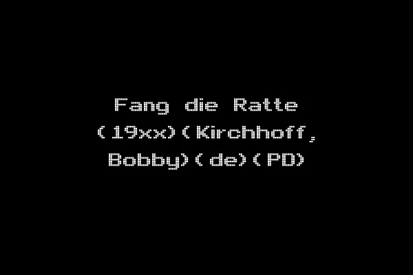 Fang die Ratte (19xx)(Kirchhoff, Bobby)(de)(PD)