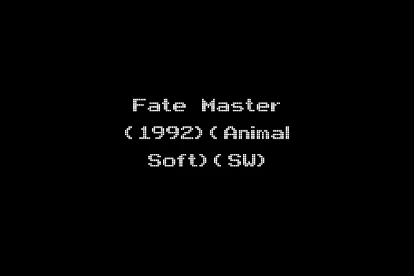 Fate Master (1992)(Animal Soft)(SW)