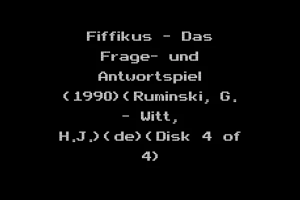 Fiffikus - Das Frage- und Antwortspiel (1990)(Ruminski, G. - Witt, H.J.)(de)(Disk 4 of 4)