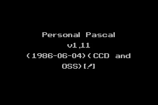 Personal Pascal v1.11 (1986-06-04)(CCD and OSS)[!]