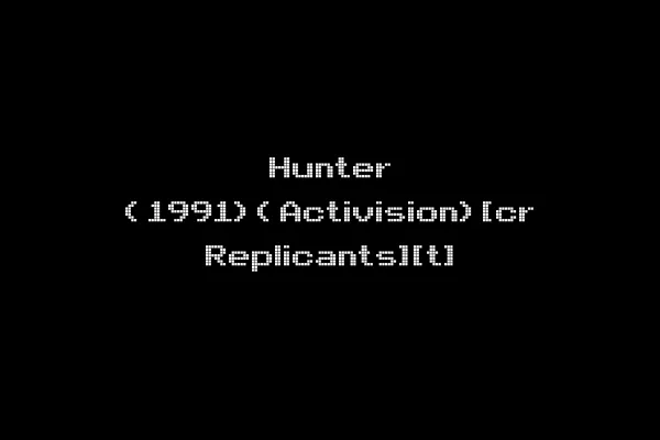Hunter (1991)(Activision)[cr Replicants][t]