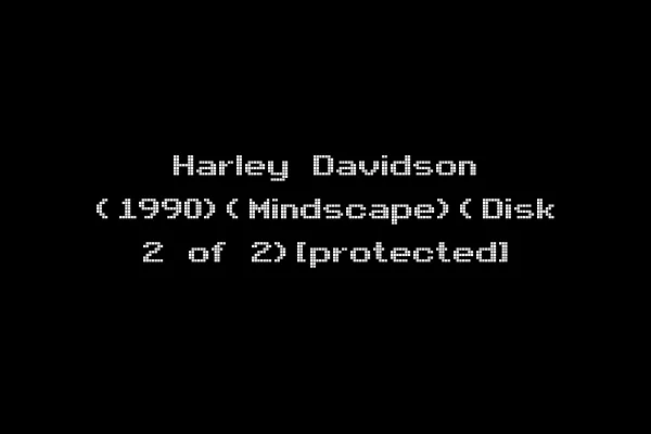 Harley Davidson (1990)(Mindscape)(Disk 2 of 2)[protected]