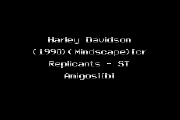 Harley Davidson (1990)(Mindscape)[cr Replicants - ST Amigos][b]