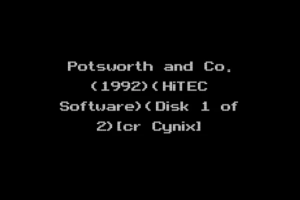 Potsworth and Co. (1992)(HiTEC Software)(Disk 1 of 2)[cr Cynix]