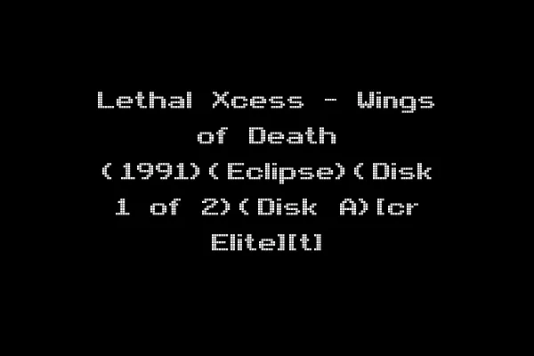 Lethal Xcess - Wings of Death (1991)(Eclipse)(Disk 1 of 2)(Disk A)[cr Elite][t]