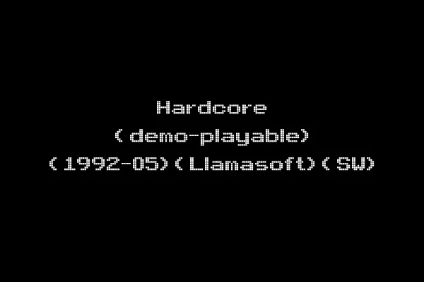 Hardcore (demo-playable) (1992-05)(Llamasoft)(SW)