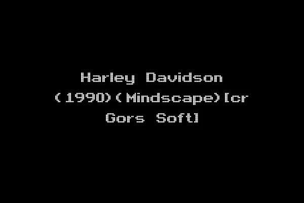 Harley Davidson (1990)(Mindscape)[cr Gors Soft]