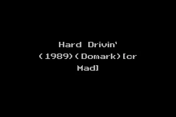 Hard Drivin' (1989)(Domark)[cr Mad]