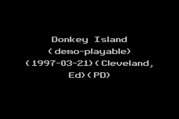 Donkey Island (demo-playable) (1997-03-21)(Cleveland, Ed)(PD)
