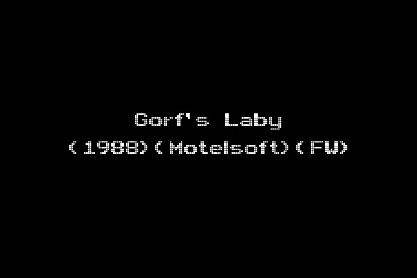 Gorf's Laby (1988)(Motelsoft)(FW)