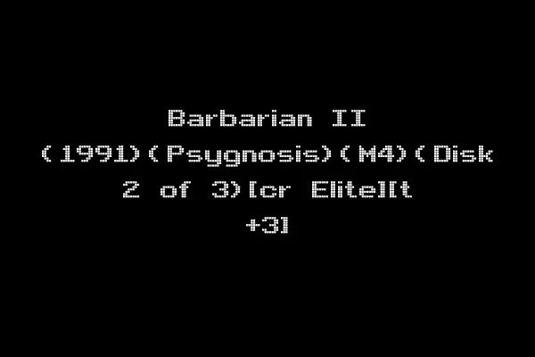Barbarian II (1991)(Psygnosis)(M4)(Disk 2 of 3)[cr Elite][t +3]