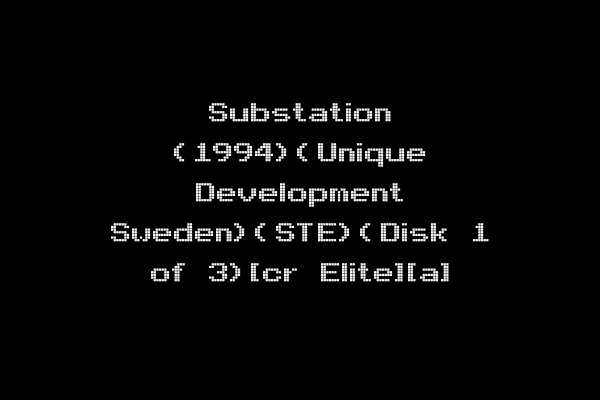 Substation (1994)(Unique Development Sweden)(STE)(Disk 1 of 3)[cr Elite][a]
