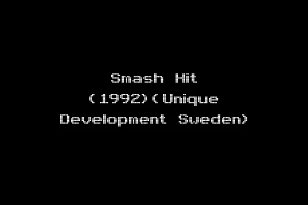 Smash Hit (1992)(Unique Development Sweden)