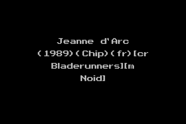 Jeanne d'Arc (1989)(Chip)(fr)[cr Bladerunners][m Noid]