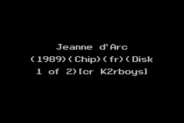 Jeanne d'Arc (1989)(Chip)(fr)(Disk 1 of 2)[cr K2rboys]