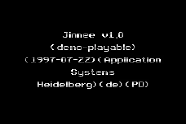 Jinnee v1.0 (demo-playable) (1997-07-22)(Application Systems Heidelberg)(de)(PD)