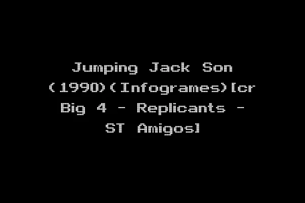 Jumping Jack Son (1990)(Infogrames)[cr Big 4 - Replicants - ST Amigos]