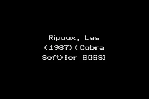 Ripoux, Les (1987)(Cobra Soft)[cr BOSS]