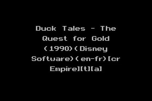 Duck Tales - The Quest for Gold (1990)(Disney Software)(en-fr)[cr Empire][t][a]