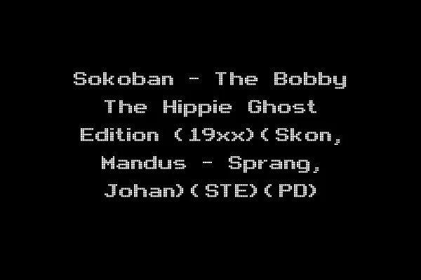 Sokoban - The Bobby The Hippie Ghost Edition (19xx)(Skon, Mandus - Sprang, Johan)(STE)(PD)