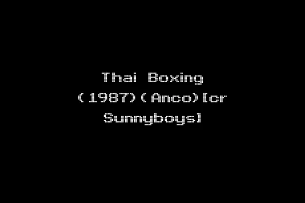 Thai Boxing (1987)(Anco)[cr Sunnyboys]