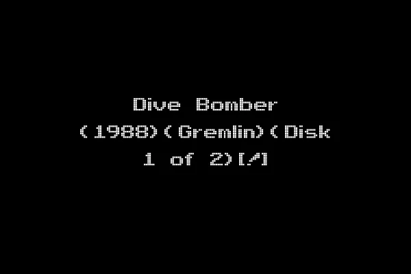 Dive Bomber (1988)(Gremlin)(Disk 1 of 2)[!]