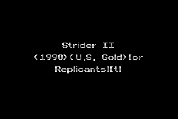 Strider II (1990)(U.S. Gold)[cr Replicants][t]
