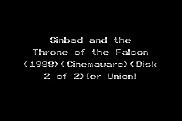 Sinbad and the Throne of the Falcon (1988)(Cinemaware)(Disk 2 of 2)[cr Union]