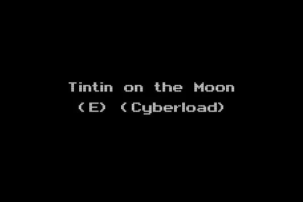 Tintin on the Moon (E) (Cyberload)