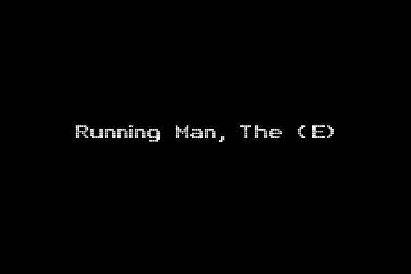 Running Man, The (E)