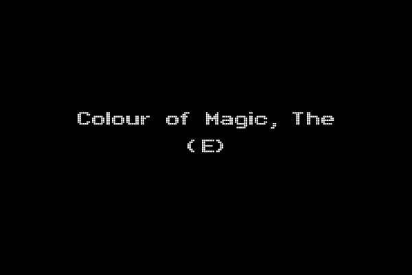 Colour of Magic, The (E)