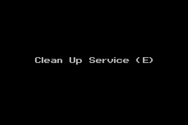 Clean Up Service (E)