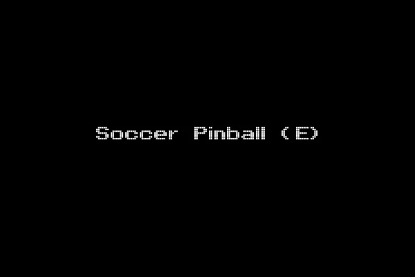 Soccer Pinball (E)