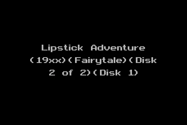 Lipstick Adventure (19xx)(Fairytale)(Disk 2 of 2)(Disk 1)