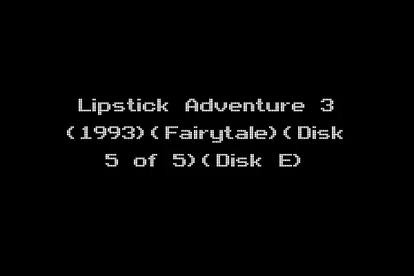 Lipstick Adventure 3 (1993)(Fairytale)(Disk 5 of 5)(Disk E)