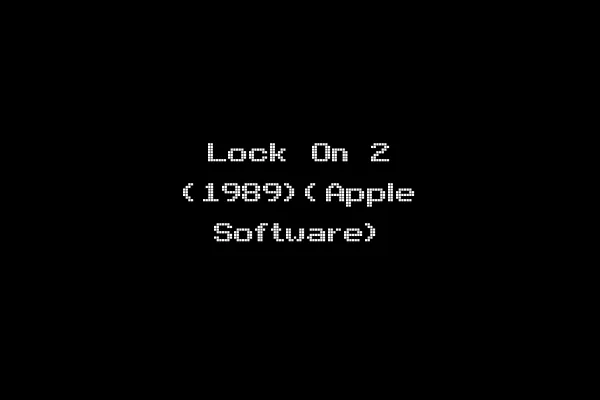 Lock On 2 (1989)(Apple Software)