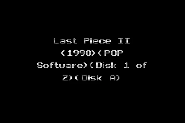 Last Piece II (1990)(POP Software)(Disk 1 of 2)(Disk A)