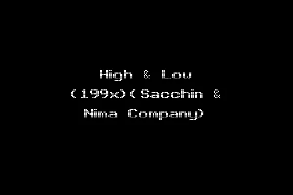 High & Low (199x)(Sacchin & Nima Company)