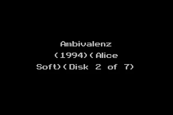 Ambivalenz (1994)(Alice Soft)(Disk 2 of 7)